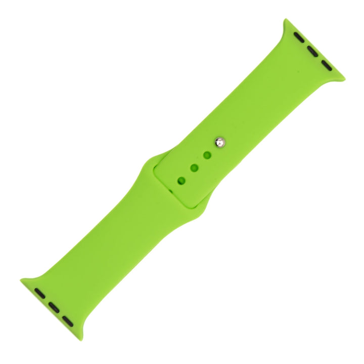 Silicone Solid Band - For Apple Watch - Lime Green - BluShark Straps