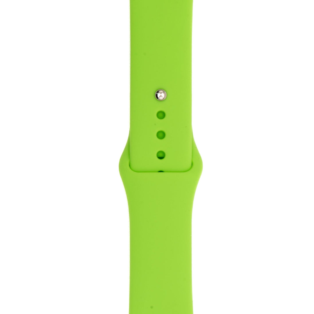 Silicone Solid Band - For Apple Watch - Lime Green - BluShark Straps