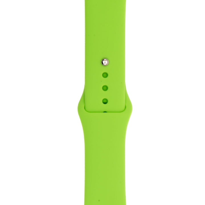 Silicone Solid Band - For Apple Watch - Lime Green - BluShark Straps