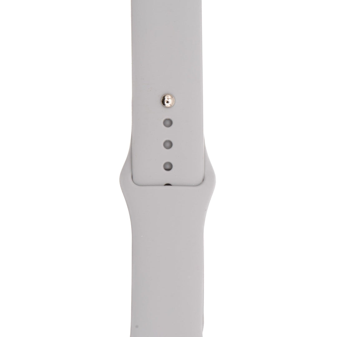 Silicone Solid Band - For Apple Watch - Lunar Gray - BluShark Straps