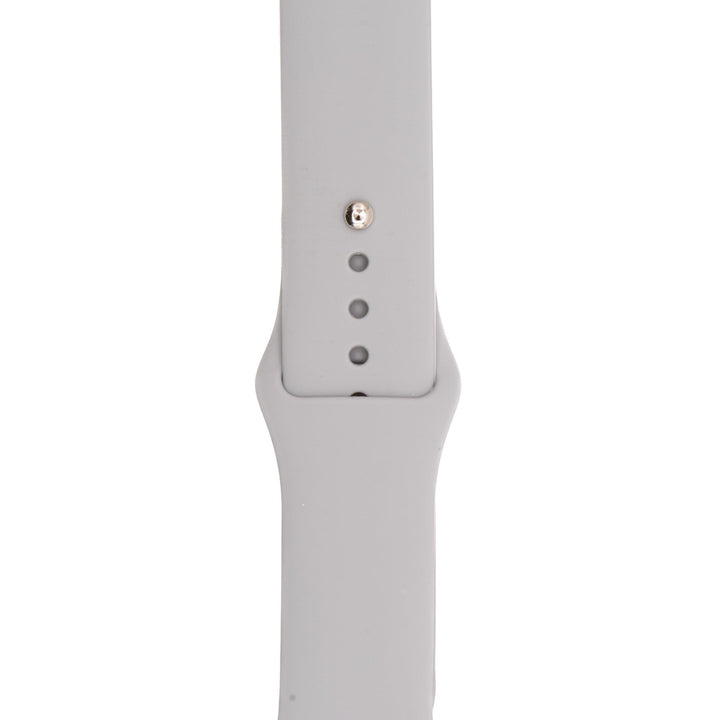 Silicone Solid Band - For Apple Watch - Lunar Gray - BluShark Straps
