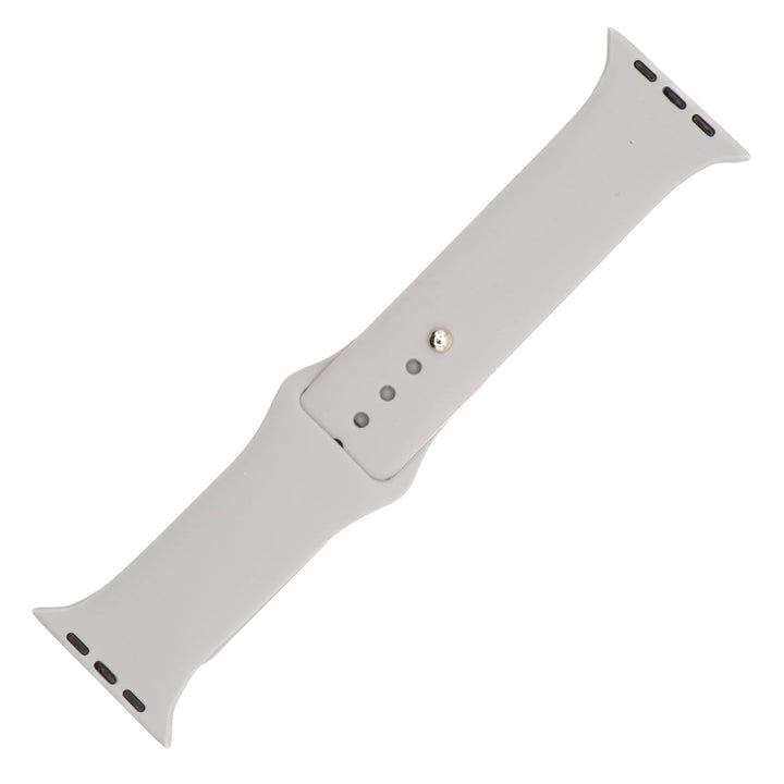 Silicone Solid Band - For Apple Watch - Lunar Gray - BluShark Straps