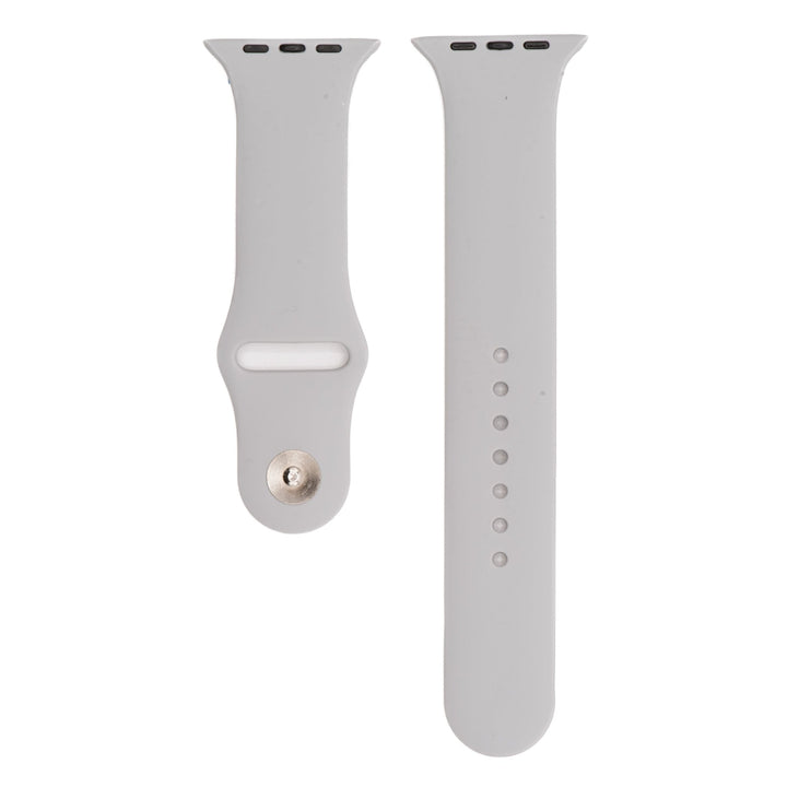Silicone Solid Band - For Apple Watch - Lunar Gray - BluShark Straps