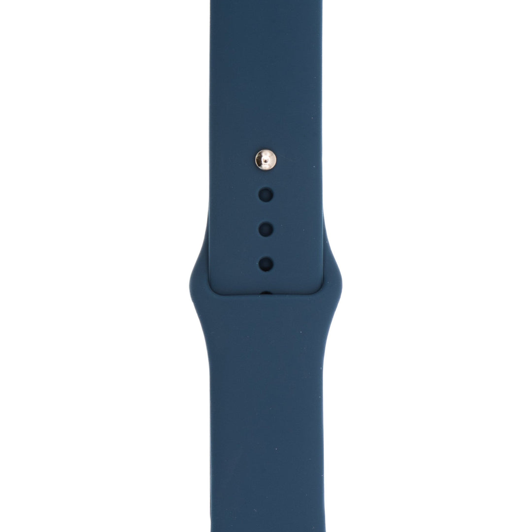 Silicone Solid Band - For Apple Watch - Navy Blue - BluShark Straps