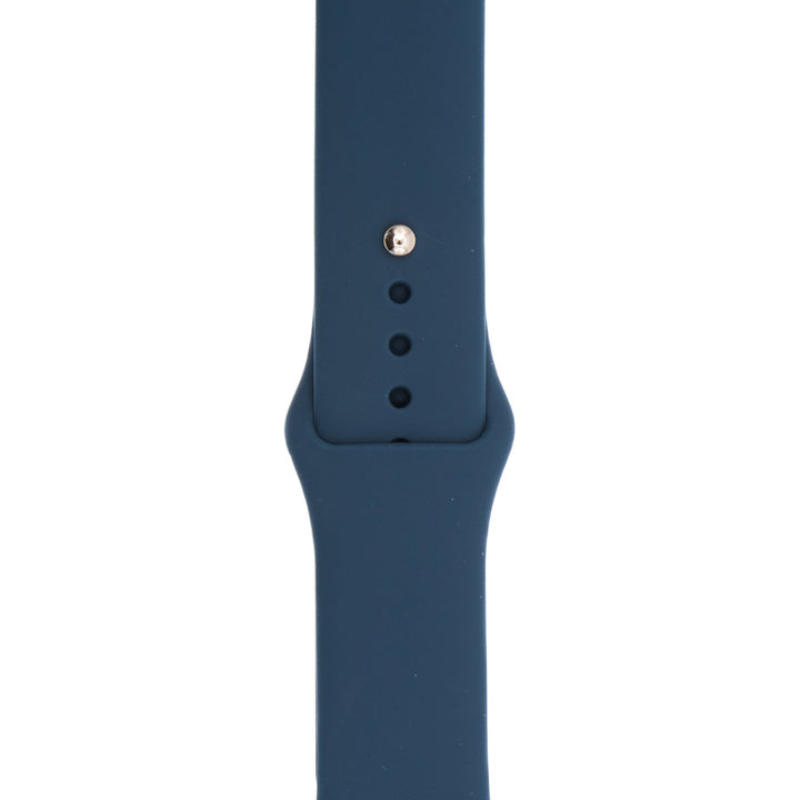 Silicone Solid Band - For Apple Watch - Navy Blue - BluShark Straps