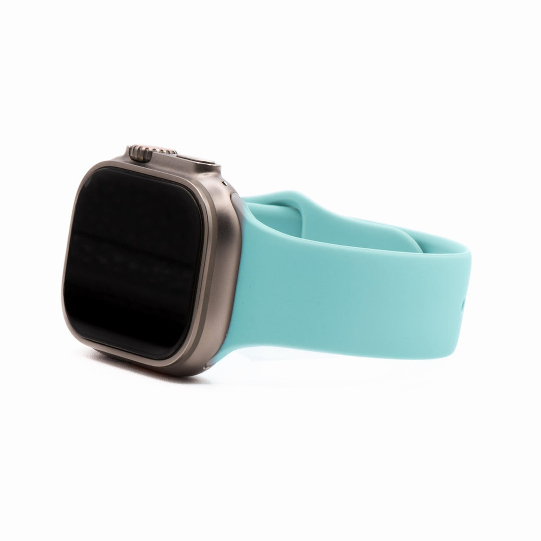 Silicone Solid Band - For Apple Watch - SeaFoam - BluShark Straps