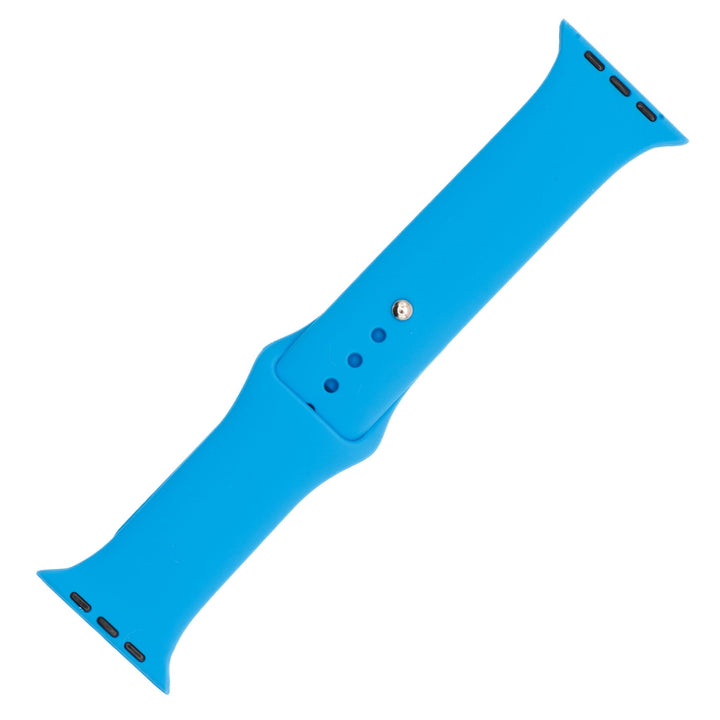 Silicone Solid Band - For Apple Watch - Sky Blue - BluShark Straps