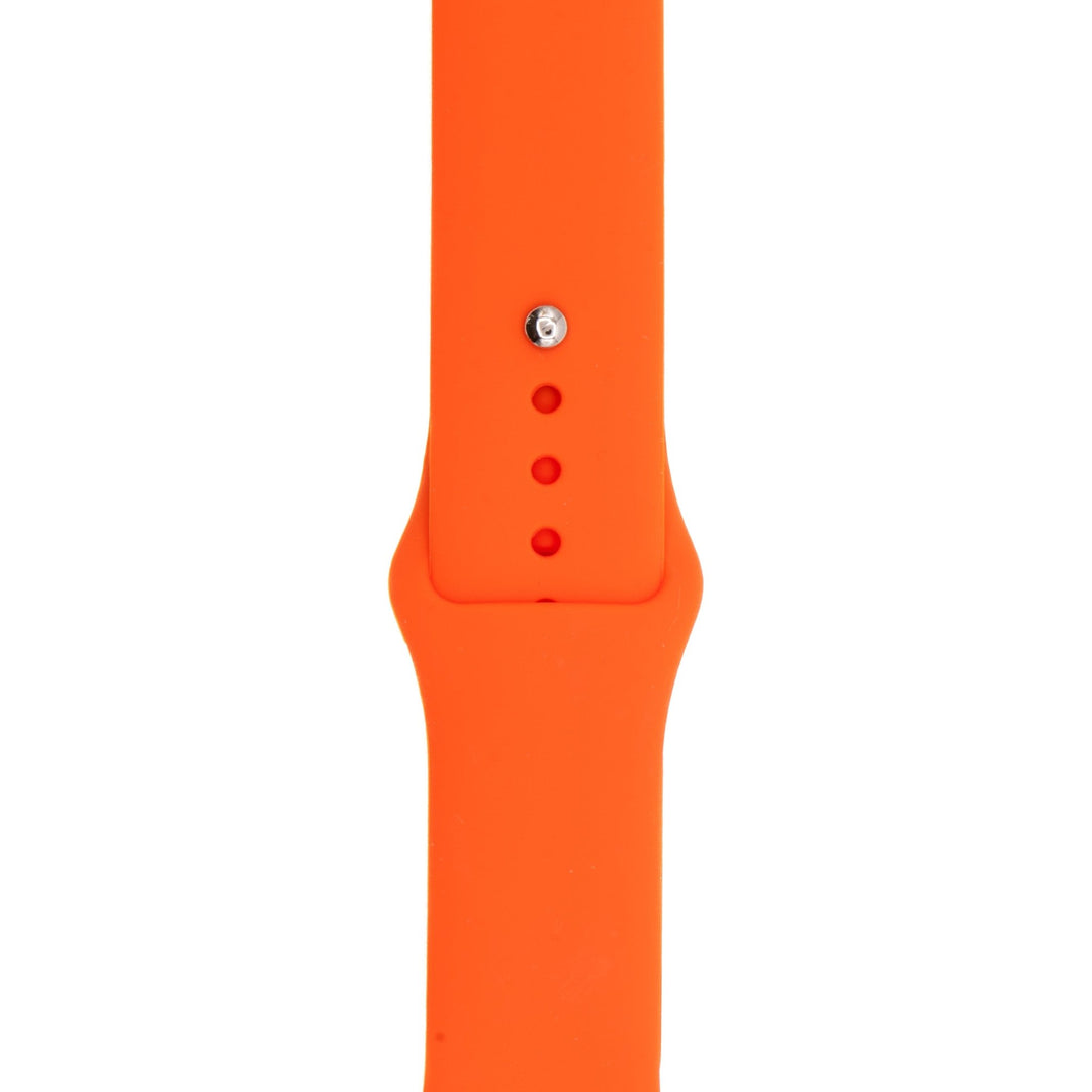 Silicone Solid Band - For Apple Watch - Tangelo Orange - BluShark Straps
