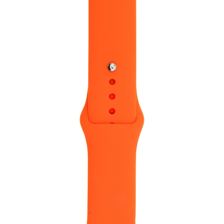 Silicone Solid Band - For Apple Watch - Tangelo Orange - BluShark Straps