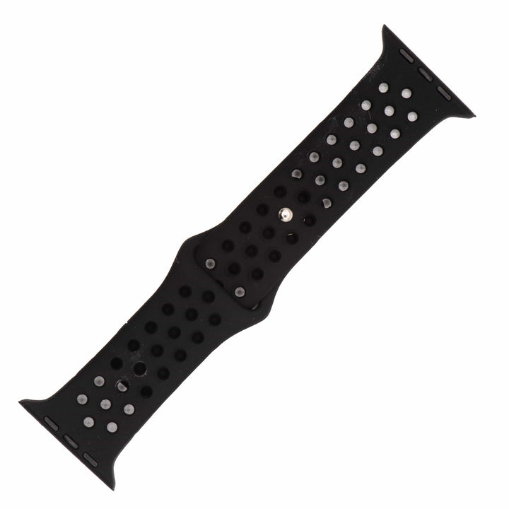 Silicone Sport Band - For Apple Watch - BlackOut - BluShark Straps