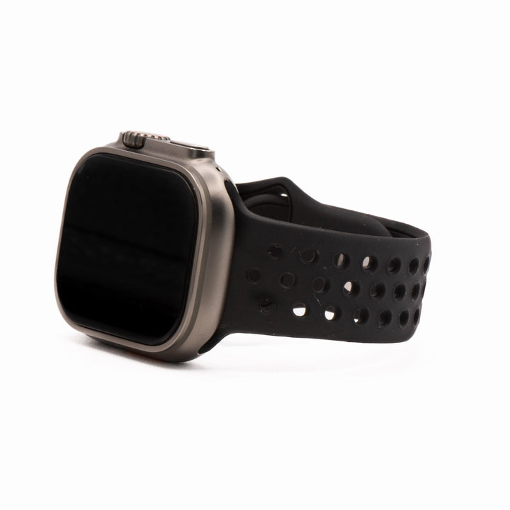 Silicone Sport Band - For Apple Watch - BlackOut - BluShark Straps