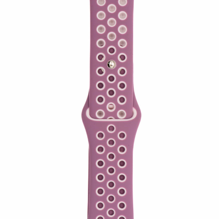 Silicone Sport Band - For Apple Watch - Dusty Mauve - Pink - BluShark Straps
