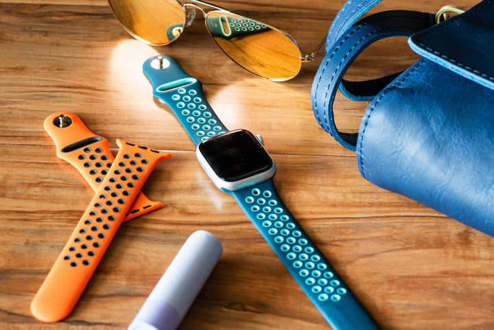 Silicone Sport Band - For Apple Watch - Ocean Blue - Teal - BluShark Straps
