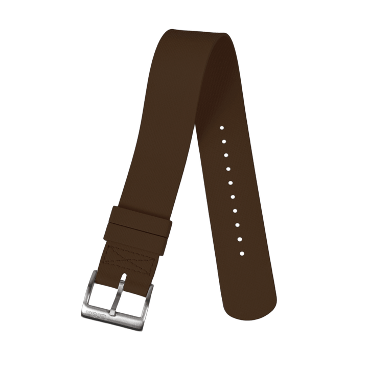 Single - Pass Rubber - Brown - BluShark Straps