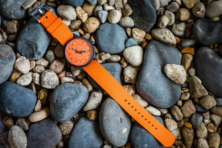 Single - Pass Rubber - Orange - BluShark Straps