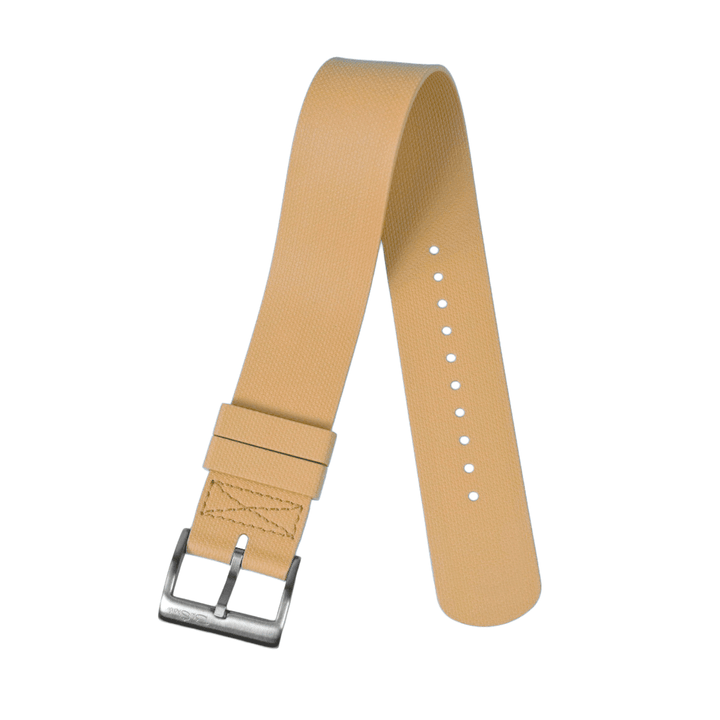 Single - Pass Rubber - Tan - BluShark Straps