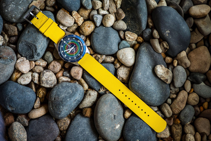Single - Pass Rubber - Yellow - BluShark Straps