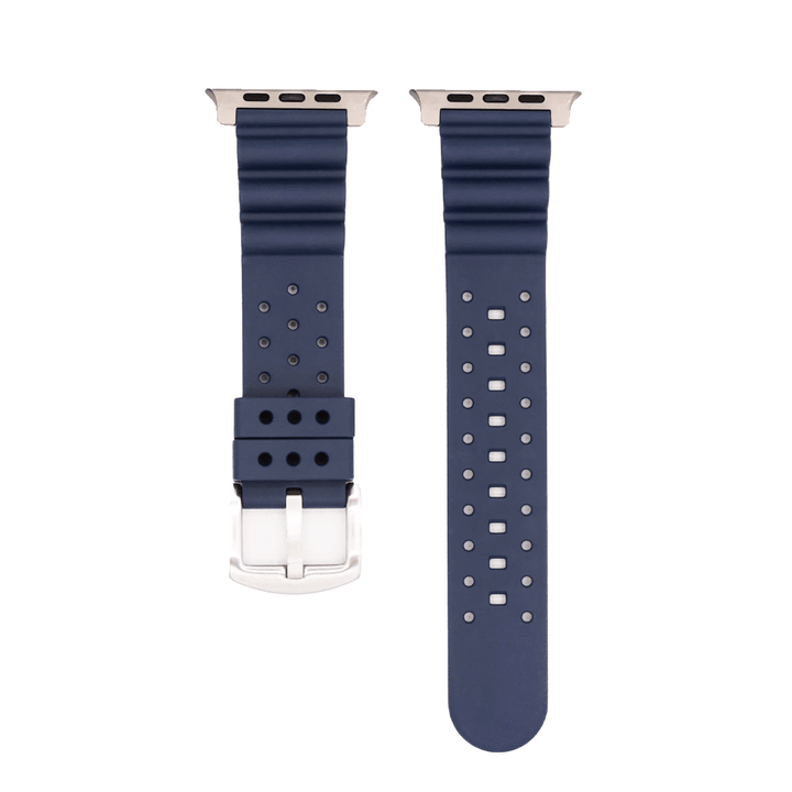 Sport Rubber Band - For Apple Watch ULTRA - Blue - BluShark Straps