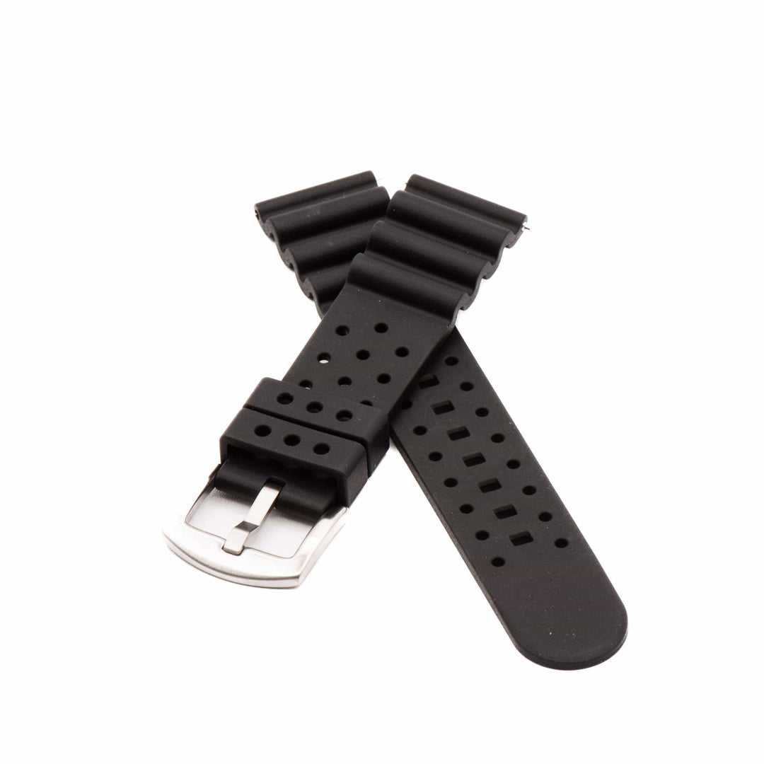 Sport Rubber - Black - BluShark Straps