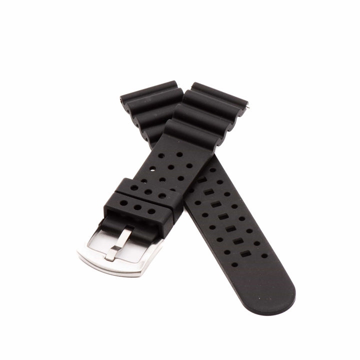 Sport Rubber - Black - BluShark Straps