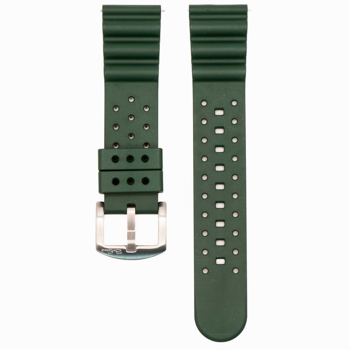 Sport Rubber - Green - BluShark Straps
