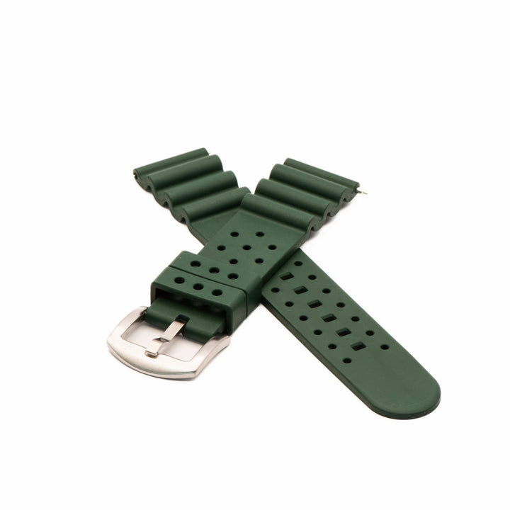 Sport Rubber - Green - BluShark Straps