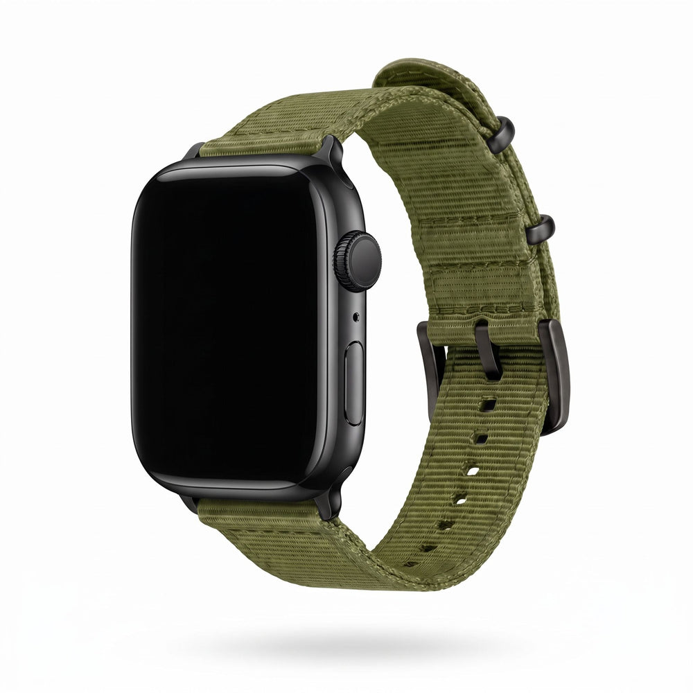 The O2 Band - For Apple Watch - Army Green - BluShark Straps