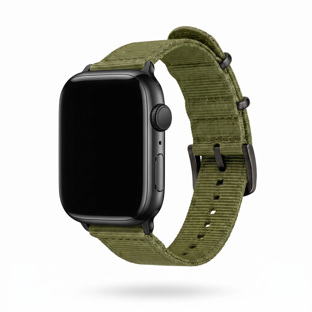 The O2 Band - For Apple Watch - Army Green - BluShark Straps