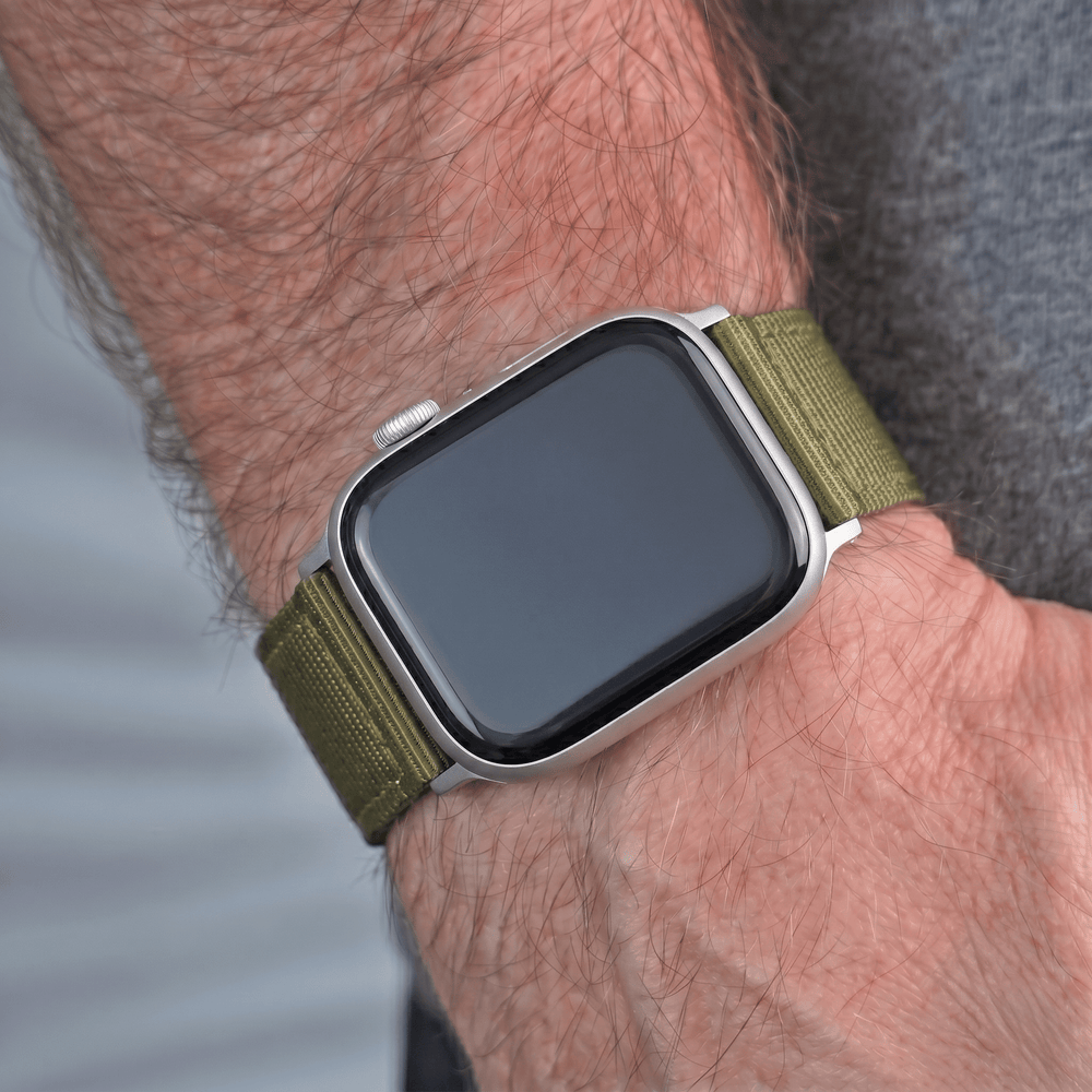The O2 Band - For Apple Watch - Army Green - BluShark Straps