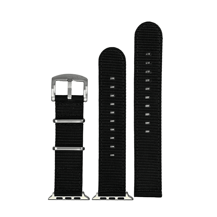 The O2 Band - For Apple Watch - Black - BluShark Straps