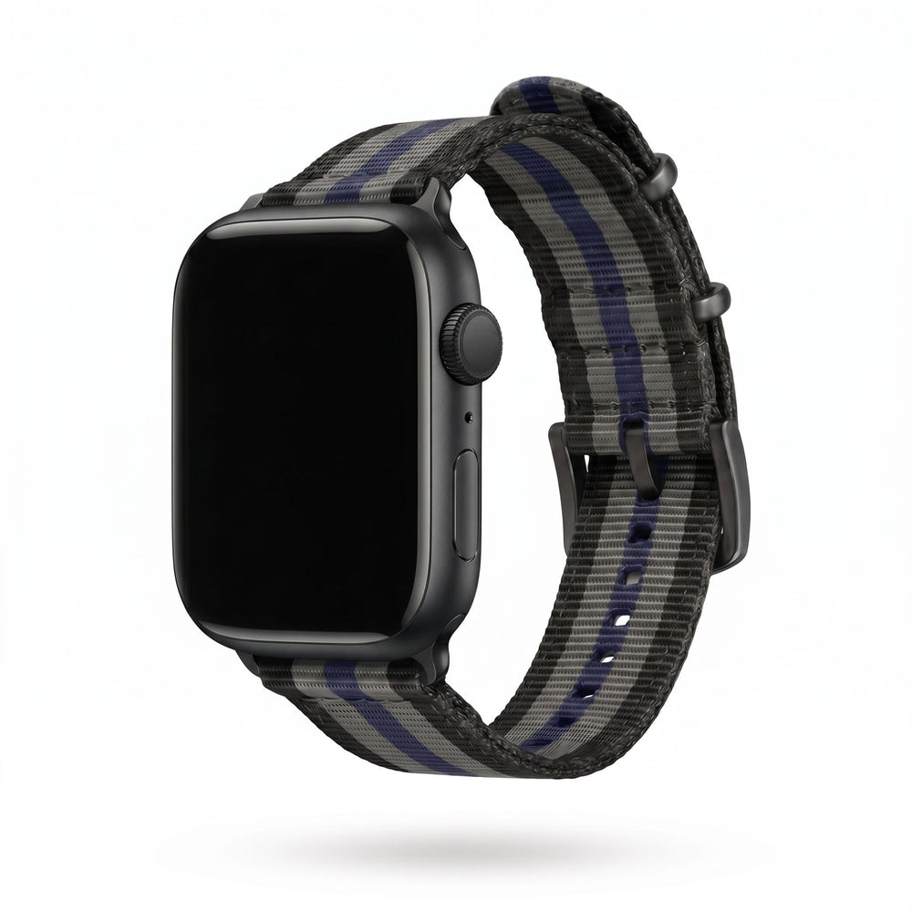 The O2 Band - For Apple Watch - Bond Blue - BluShark Straps