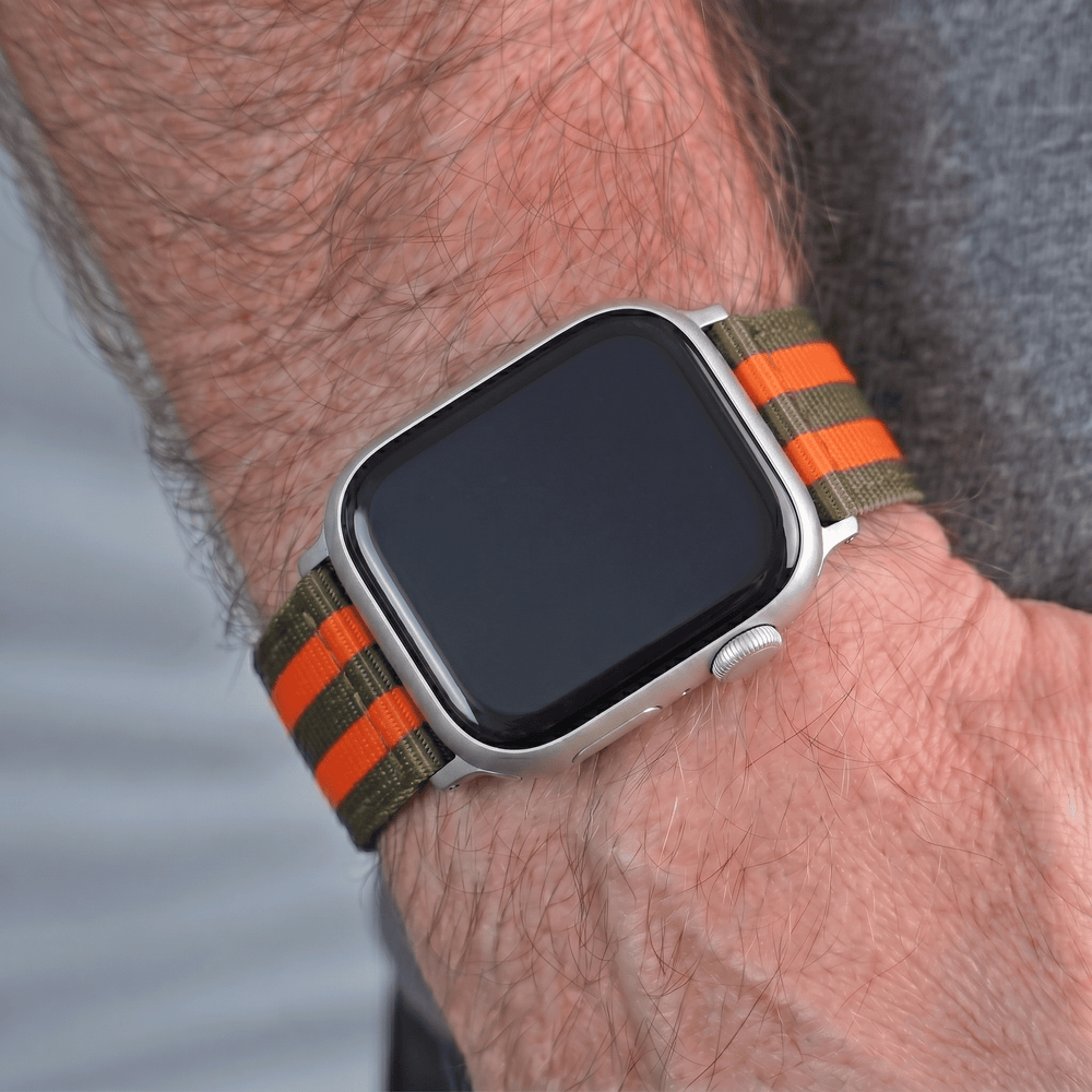 The O2 Band - For Apple Watch - Bond Bomber Jacket - BluShark Straps