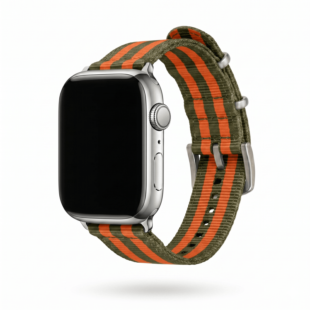 The O2 Band - For Apple Watch - Bond Bomber Jacket - BluShark Straps