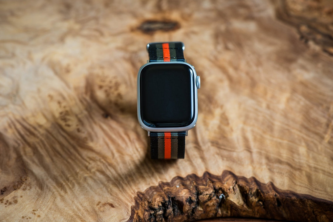 The O2 Band - For Apple Watch - Bond Orange - BluShark Straps