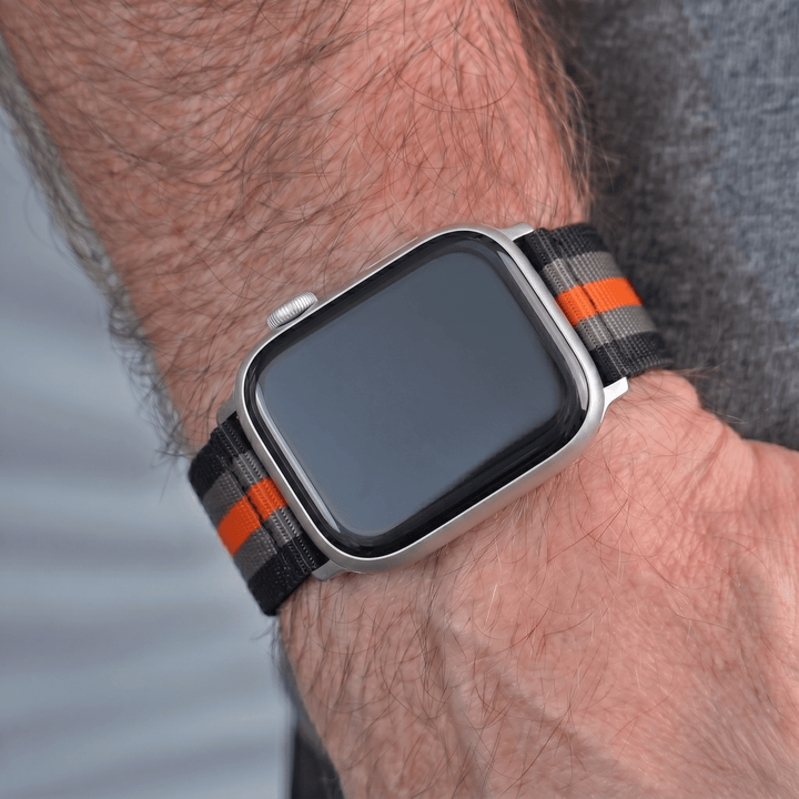 The O2 Band - For Apple Watch - Bond Orange - BluShark Straps