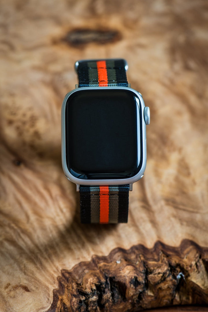 The O2 Band - For Apple Watch - Bond Orange - BluShark Straps