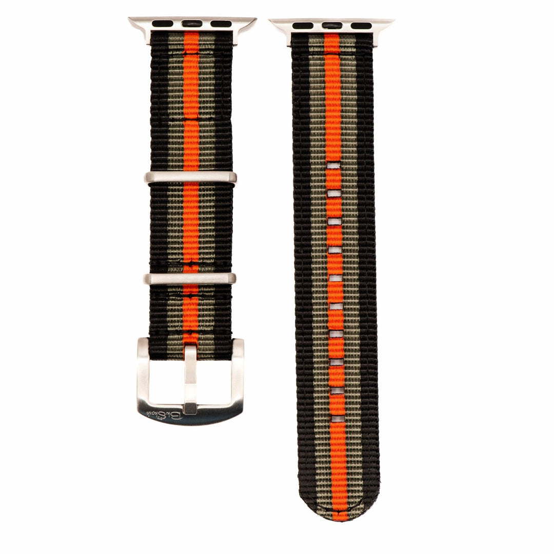 The O2 Band - For Apple Watch - Bond Orange - BluShark Straps
