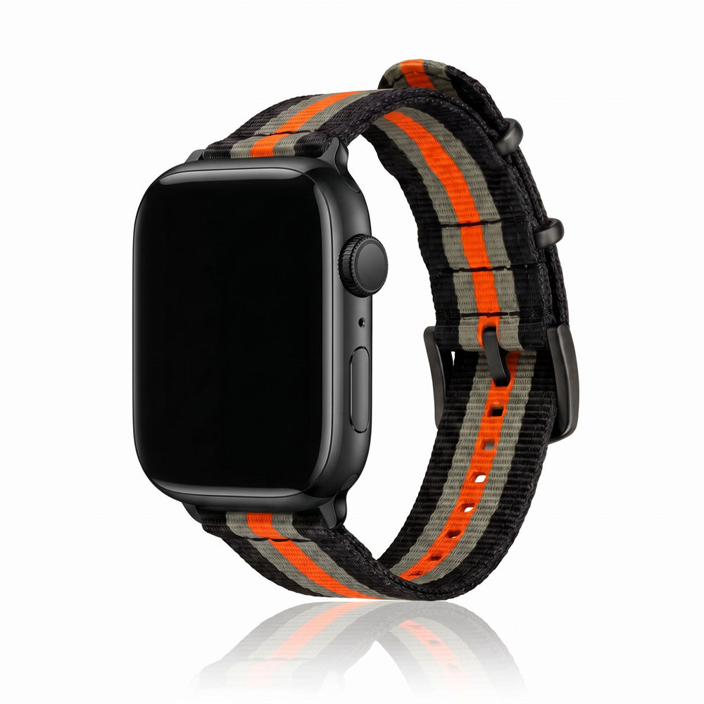The O2 Band - For Apple Watch - Bond Orange - BluShark Straps