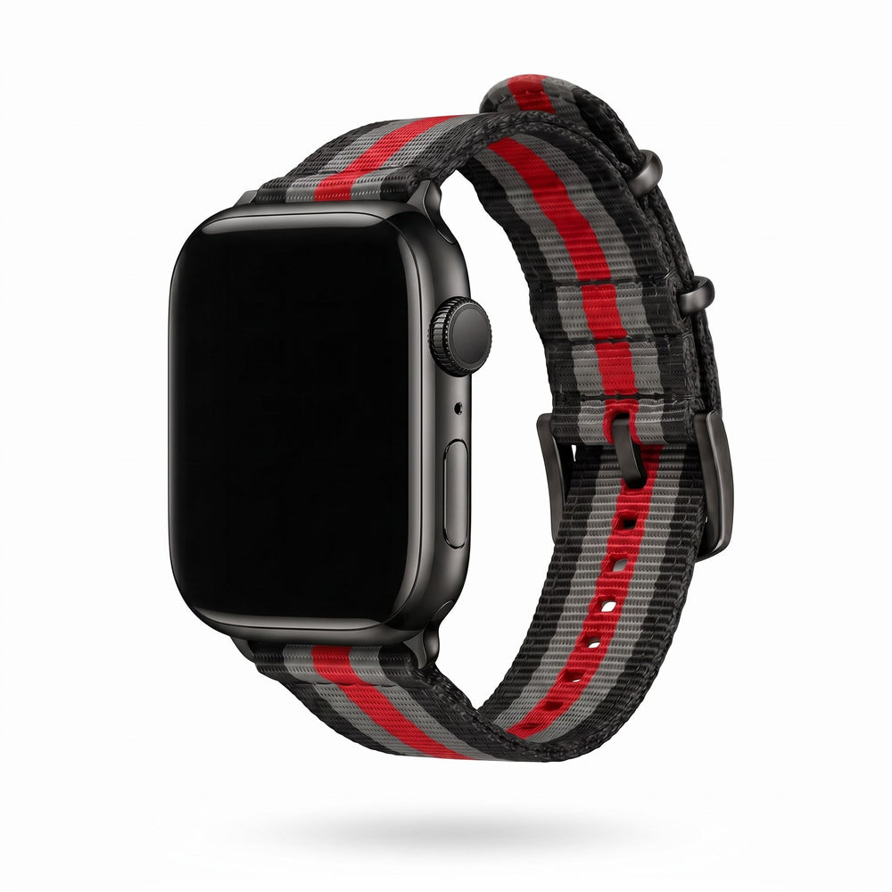 The O2 Band - For Apple Watch - Bond Red - BluShark Straps