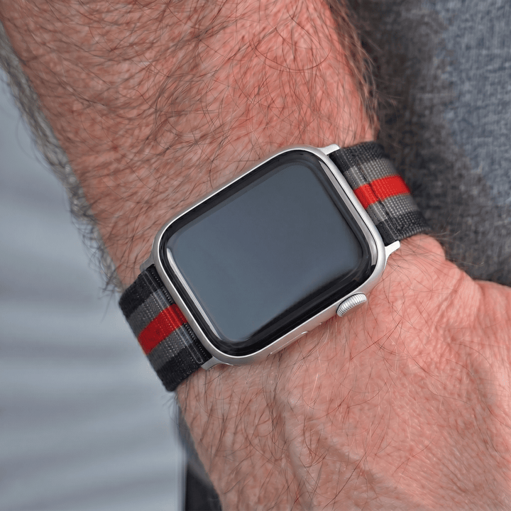 The O2 Band - For Apple Watch - Bond Red - BluShark Straps