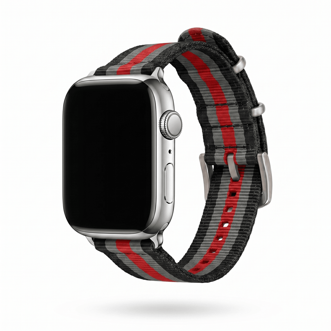 The O2 Band - For Apple Watch - Bond Red - BluShark Straps