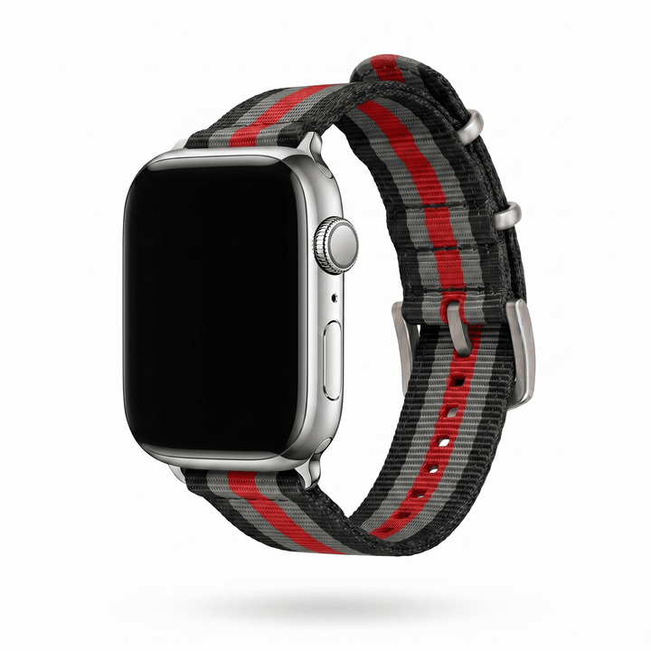 The O2 Band - For Apple Watch - Bond Red - BluShark Straps