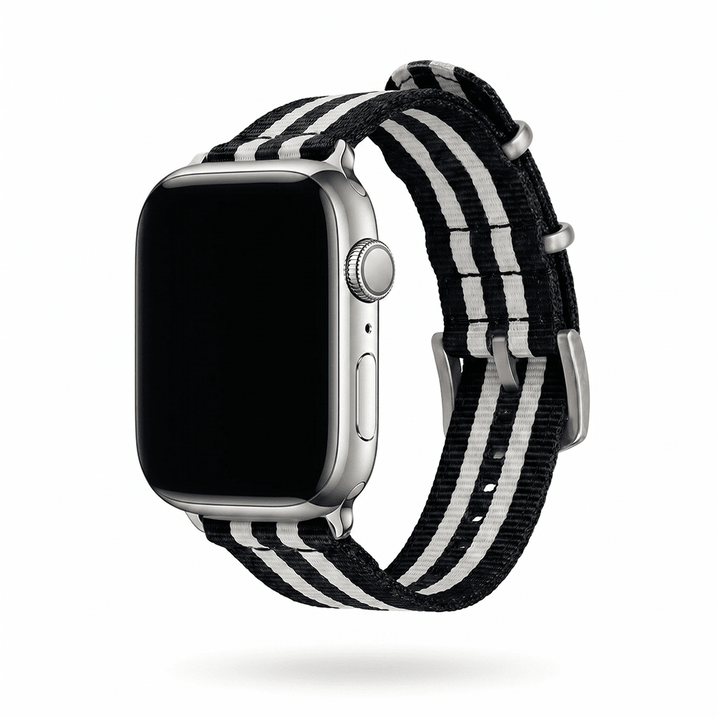The O2 Band - For Apple Watch - Bond Tuxedo - BluShark Straps