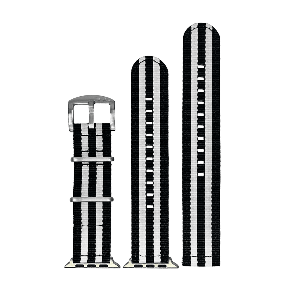 The O2 Band - For Apple Watch - Bond Tuxedo - BluShark Straps