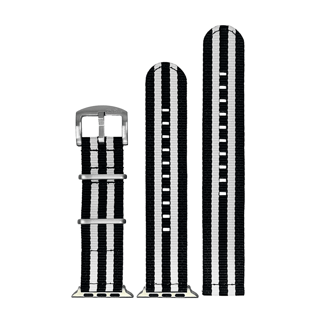 The O2 Band - For Apple Watch - Bond Tuxedo - BluShark Straps