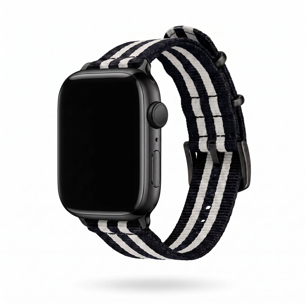 The O2 Band - For Apple Watch - Bond Tuxedo - BluShark Straps