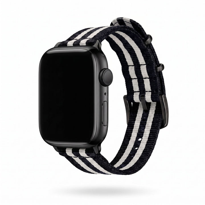 The O2 Band - For Apple Watch - Bond Tuxedo - BluShark Straps