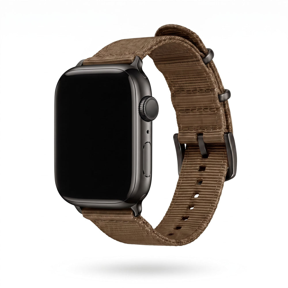 The O2 Band - For Apple Watch - Burnt Umber - BluShark Straps