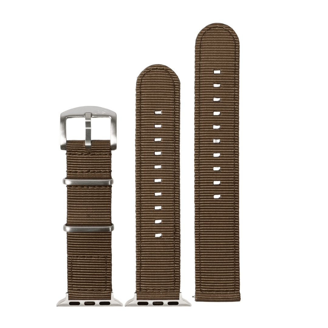 The O2 Band - For Apple Watch - Burnt Umber - BluShark Straps