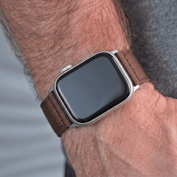 The O2 Band - For Apple Watch - Burnt Umber - BluShark Straps
